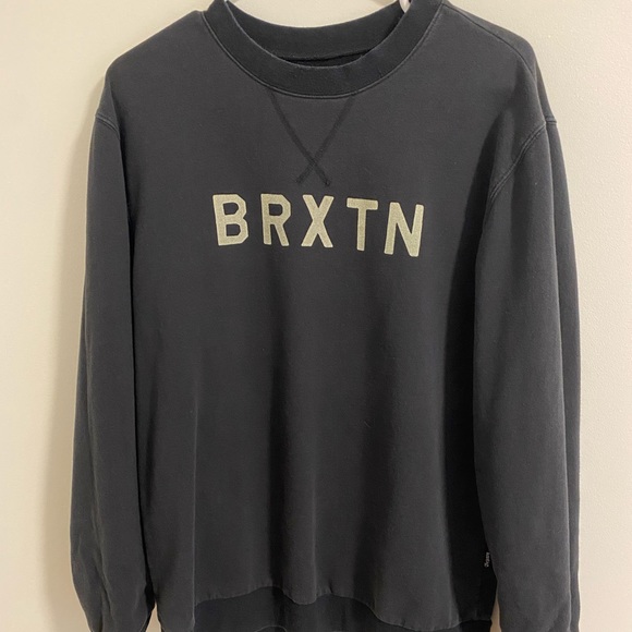 BRIXTON LOGO CREWNECK - BLACK - Picture 1 of 4